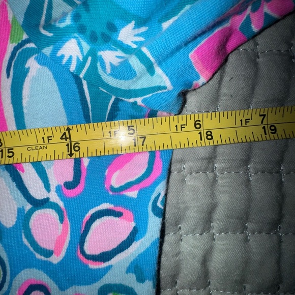 Lilly Pulitzer Geanna Swing Dress Turquoise Oasis Golden Hour Sz small EUC - Picture 4 of 15